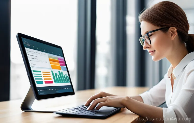 데이터 수집을 위해 필요한 기본 지식 - **Prompt 1: The Data-Driven Blogger's Insight**
"A vibrant, dynamic, and realistic depiction of ...